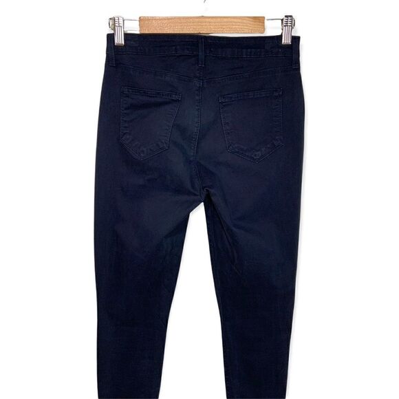 L' Agence Midnight Blue Margot High Rise Skinny Crop Pants L2 - Picture 6 of 9